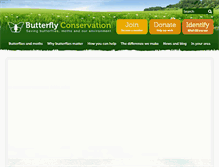 Tablet Screenshot of butterfly-conservation.org